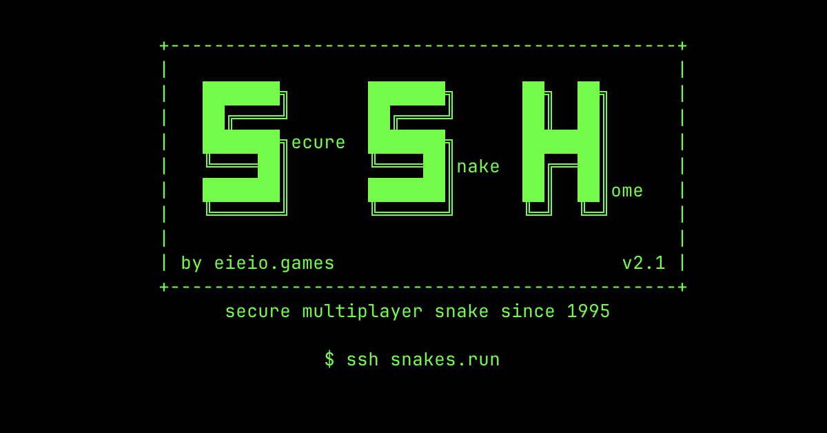 snake.eieio.games image